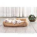 Идеальная кровать для собак, плюшевая экологически чистая кровать для домашних животных